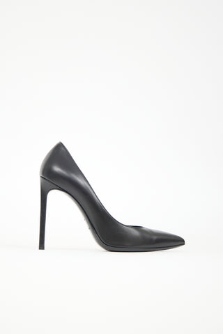 Saint Laurent // Leather Anja Pump – VSP Consignment