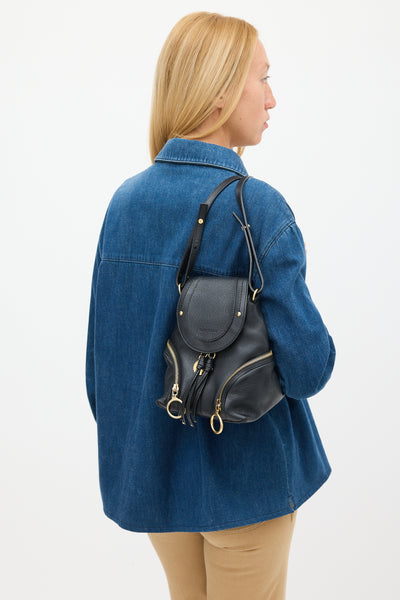 See By Chloe Olga Backpack See By Chloé // Black Leather Olga
