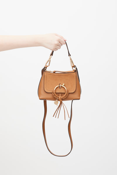 See By Chloé // Brown Leather Mini Joan Crossbody Bag – VSP