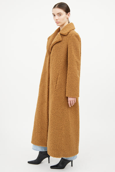 Stand Studio // Long Sherpa Coat – VSP Consignment
