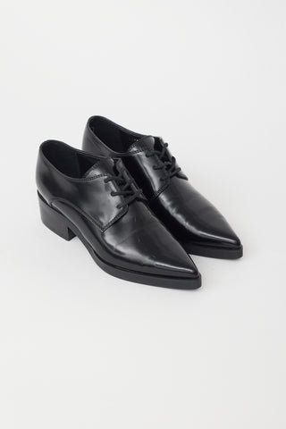 Stella McCartney // Black Leather Derby – VSP Consignment