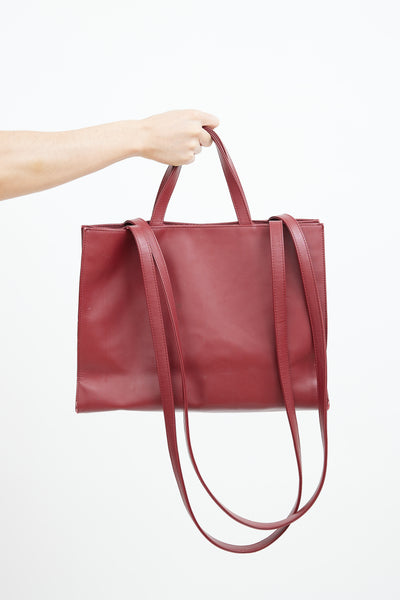 telfar bag burgundy