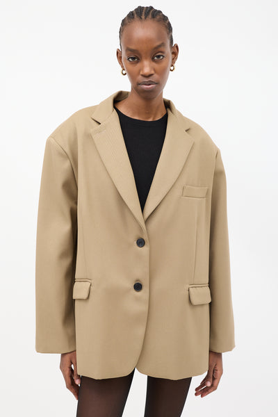 The Frankie Shop // Wool Oversized Boyfriend Blazer – VSP Consignment