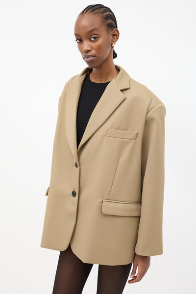 The Frankie Shop // Wool Oversized Boyfriend Blazer – VSP Consignment