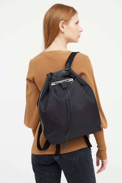 The Row // Black Nylon 11 Backpack – VSP Consignment