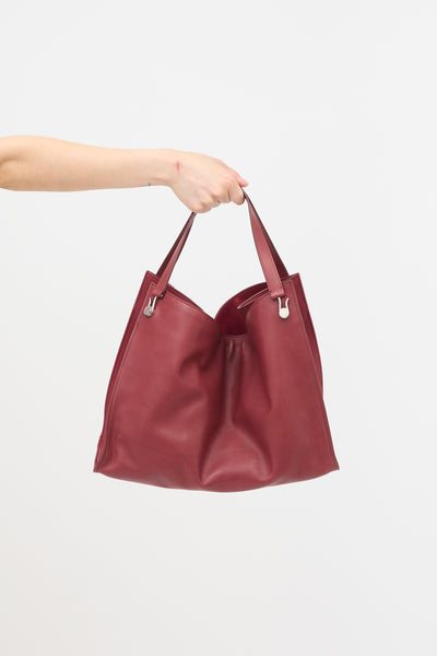 The Row // Leather Alexia Tote Bag – VSP Consignment - Main Image