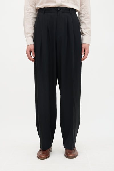 The Row // Rufus Wide Leg Trouser – VSP Consignment