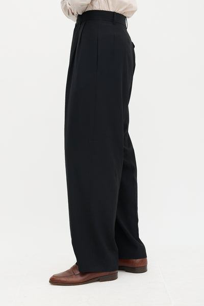 The Row // Rufus Wide Leg Trouser – VSP Consignment