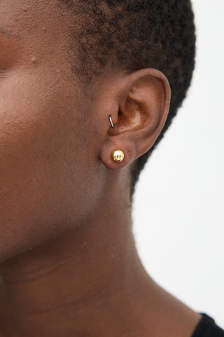 Tiffany // 18K Yellow Gold Ball Stud Earrings – VSP Consignment