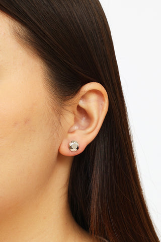 Tiffany & Co. Elsa Peretti Platinum "2 Carat" Facet Earrings