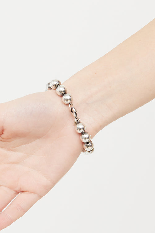 Tiffany & Co. Sterling Silver Hardwear Ball Bracelet