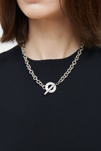 Toggle Necklace Tiffany And Co Sterling Silver Chain Tiffany