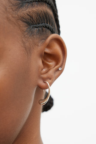 Tiffany & Co. X Elsa Peretti Sterling Silver Teardrop Earrings