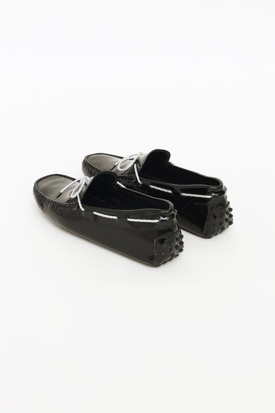 Louis Vuitton // Black Patent Leather Driving Loafer – VSP Consignment