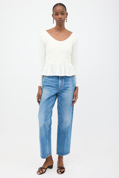 Tove // Ruched Lydia Top – VSP Consignment