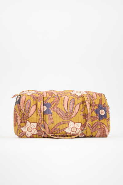 Floral Quilted Idalia Weekender Tote Bag