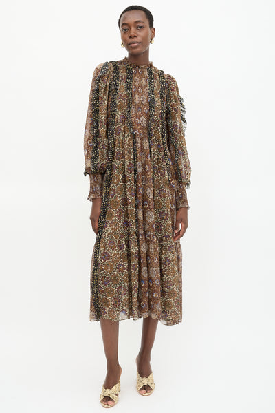modern damara dresses Ulla Johnson // Printed Damara Dress – VSP Consignment