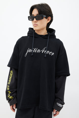 【訳あり特価】VETEMENTS Justin 4 ever Hoodie Vetements 'Justin4Ever' Hoodie - Unisex XS – Fashionably Yours