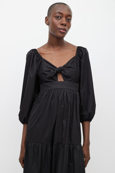 Xirena // Black Imogen Cut Out Tiered Dress – VSP Consignment