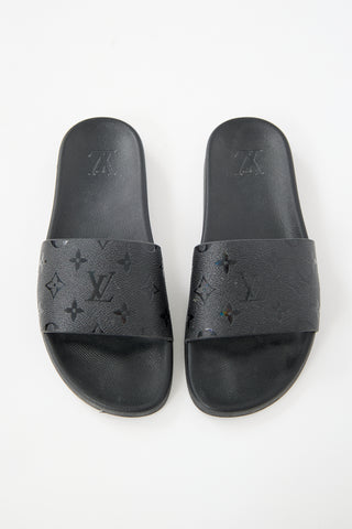Louis Vuitton // Monogram Waterfront Slide – VSP Consignment