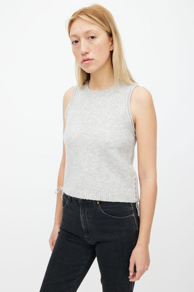 3.1 Phillip Lim // Grey Knit Side Lace-Up Tank – VSP Consignment