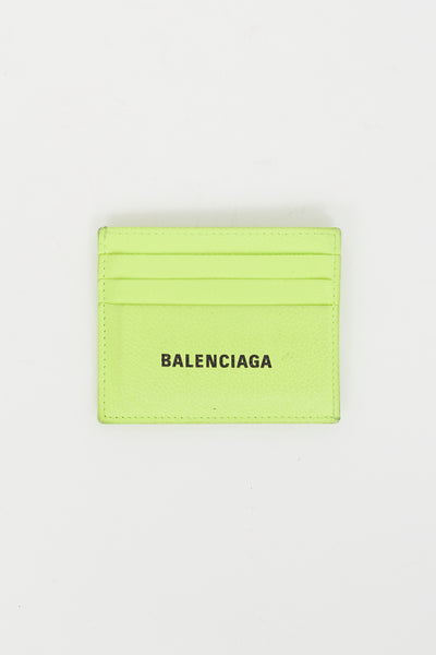 BALENCIAGA ネオンイエロー ケース 中古・古着通販】BALENCIAGA (バレンシアガ) カードケース