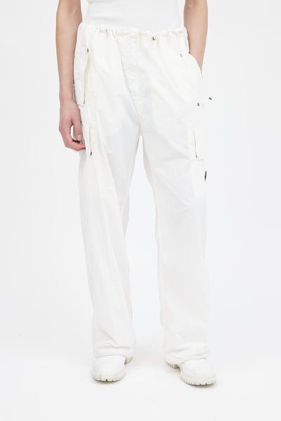 C.P. Company // White Flatt Nylon Oversized Pant – VSP Consignment