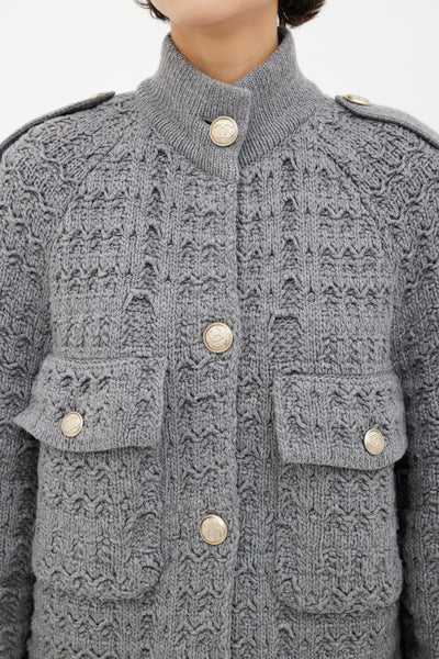 Chanel // Knit Button Up Jacket – VSP Consignment