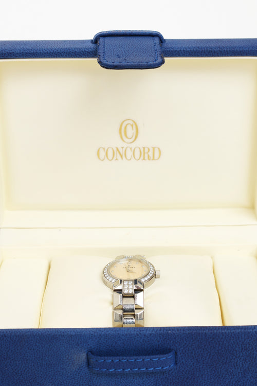 Concord La Scala Mother of Pearl Diamond Watch