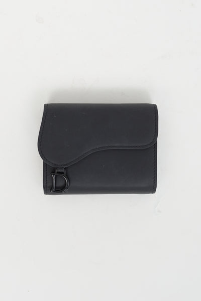 Tri-Fold Wallet Black  Mens Dior Wallets Card Holders ⋆ Rincondelamujer