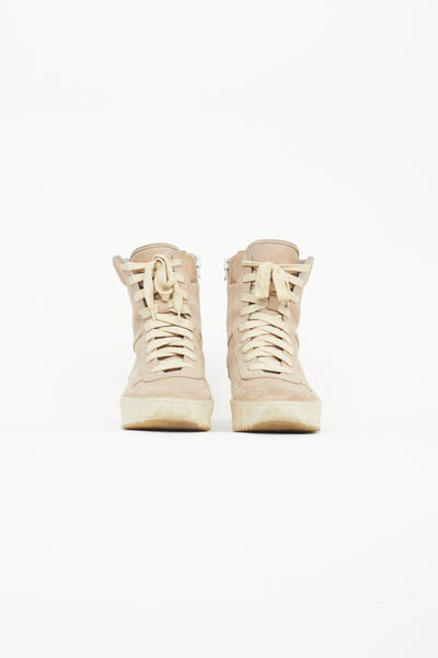 Fear of God // Beige Leather Military 43 Sneaker – VSP Consignment