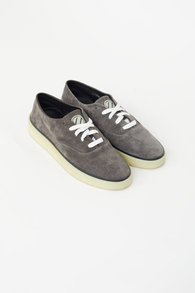 Fear of God // X Zegna Grey Suede Lace Up Sneaker – VSP Consignment