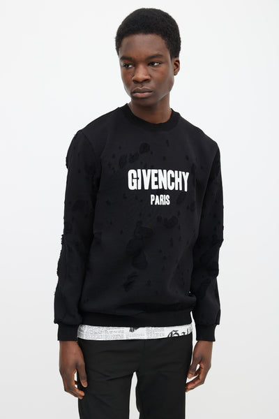 Cashmere Sweaters Givenchy Sweater Mens Sale Givenchy // Black