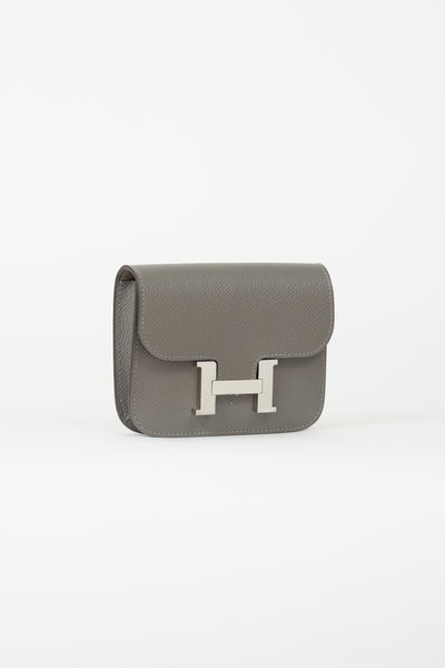 Hermès // Gris Meyer Constance Slim Wallet – VSP Consignment
