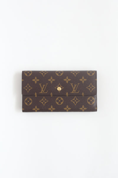 Leather card wallet Louis Vuitton Brown in Leather - 31696730