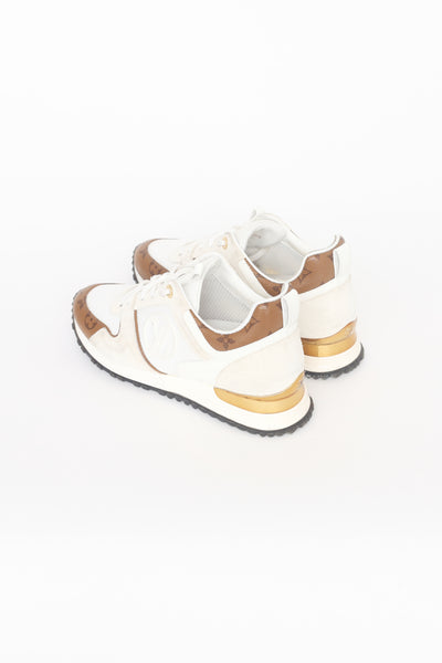Louis Vuitton // Suede Reverse Monogram Run Away Sneakers – VSP Consignment