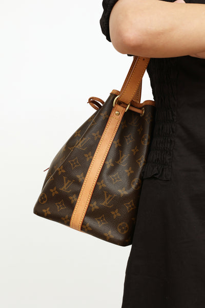 Louis Vuitton Louis Vuitton Petit Noe Monogram Canvas Shoulder Bag