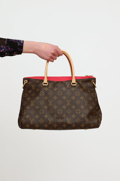 Buy Pre-owned & Brand new Luxury Louis Vuitton Pink Monogram Canvas Pallas  MM Bag Online