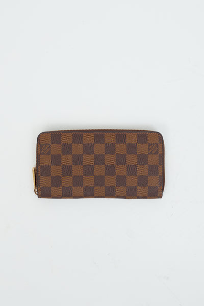 Zippy cloth wallet Louis Vuitton Brown in Cloth - 31906580