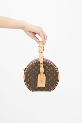 Louis Vuitton - Authenticated Petite Boîte Chapeau Handbag - Leather Brown for Women, Never Worn