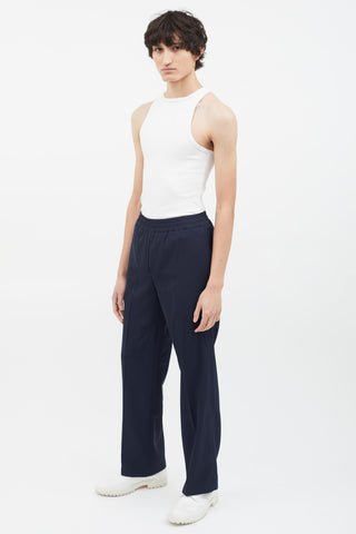 Maison Kitsuné // Dark Navy Elasticated Pant – VSP Consignment
