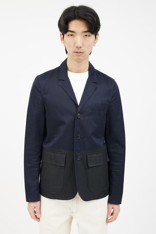 SS14 Dark Navy Cotton Union Sport Jacket