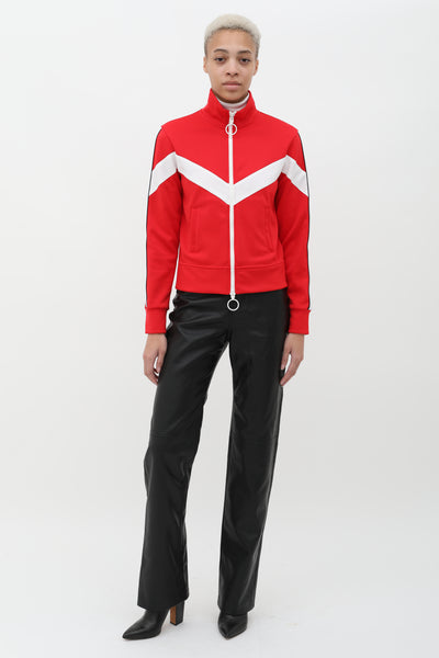 Off white sale red tracksuit