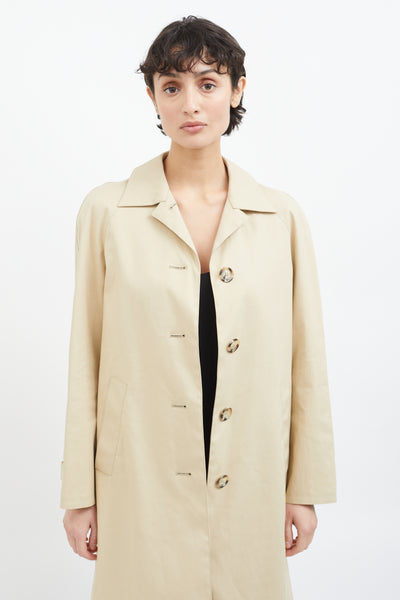 Prada // Beige Cotton Khaki Trench Coat – VSP Consignment