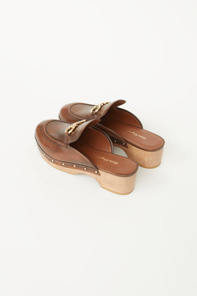 Salvatore cheap ferragamo clogs