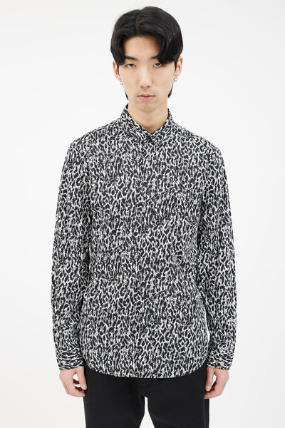 Supreme // Black & White Pattern Long Sleeve Shirt – VSP Consignment