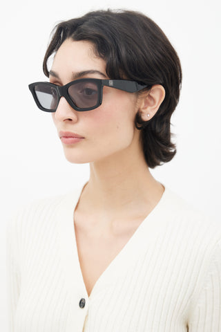 Totême // Black #001 The Classics Square Sunglasses – VSP