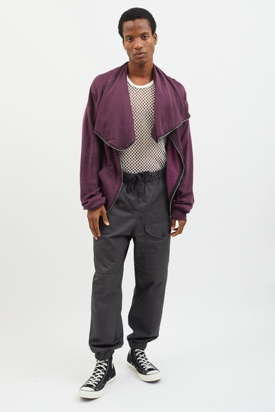 Unravel Project // Purple Full-Zip Two-Way Hoodie – VSP