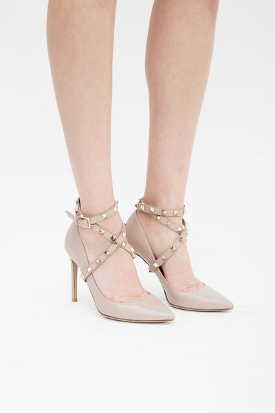 Valentino heels outlet beige