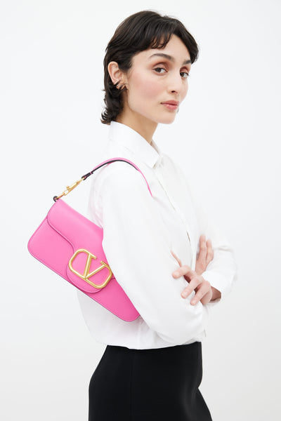 Valentino // Pink Leather Bow Bag – VSP Consignment